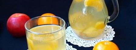 компот из мандаринов и яблок. Шаг 8