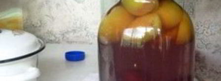 компот из персиков на зиму. Шаг 5