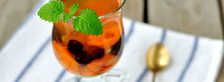 компот из сухофруктов с лимоном и мелиссой. Шаг 5