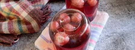 компот из вишни и клубники. Шаг 13