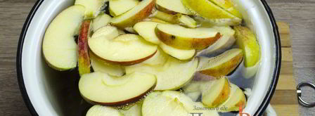 компот из вишни и яблок с корицей. Шаг 2