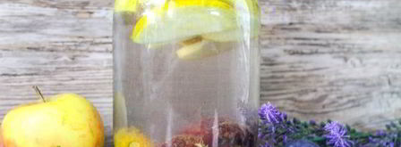 компот из яблок и слив на зиму. Шаг 9