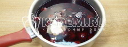 компот из замороженной вишни. Шаг 3