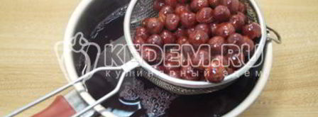 компот из замороженной вишни. Шаг 7