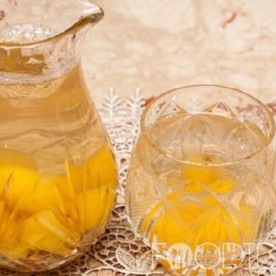 Рецепт компота из желтой черешни