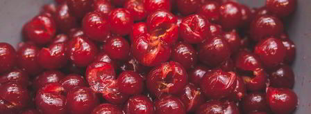 миндальный крем с вишневым компотом. Шаг 3