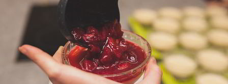 миндальный крем с вишневым компотом. Шаг 8