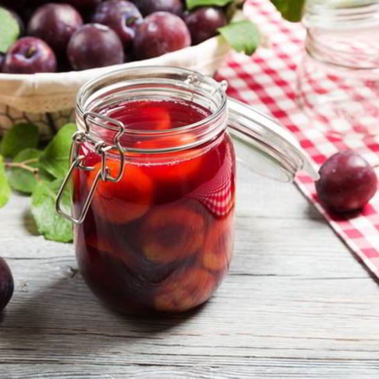 Рецепт сливового компота