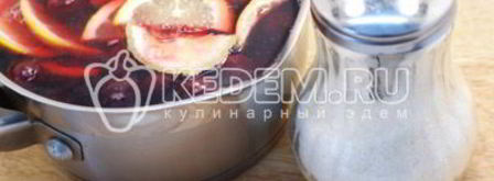 вишневый компот с лимоном. Шаг 5