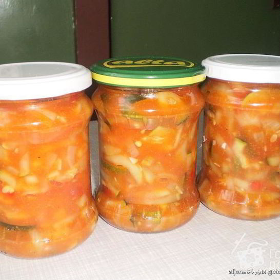 Рецепт лечо из кабачков