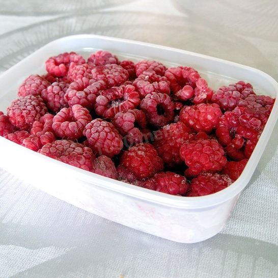 Рецепт малины замороженной на зиму