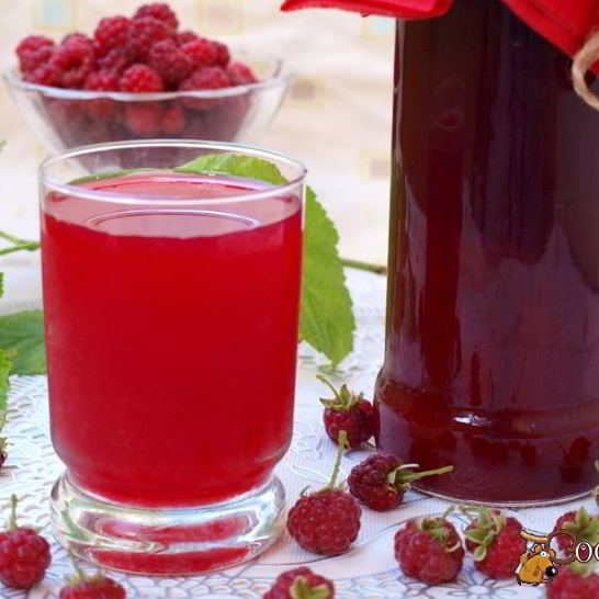 Рецепт малинового сока на зиму