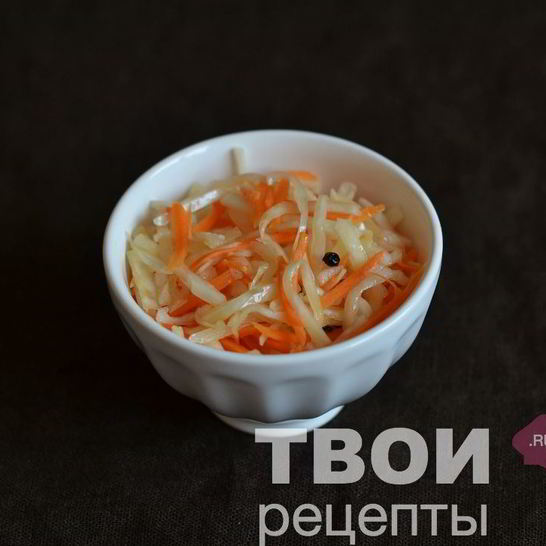 Рецепт быстрой маринованной капусты
