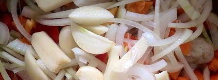 быстрые маринованные шампиньоны с овощами. Шаг 6