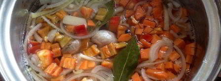 быстрые маринованные шампиньоны с овощами. Шаг 7