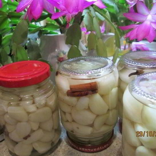 Рецепт чеснока маринованного