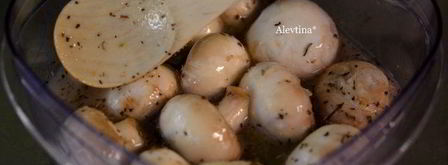 грибы маринованные — антипасти. Шаг 3