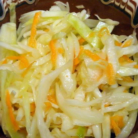 Рецепт маринованной капусты без лука