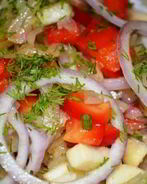 Маринованная капуста с маслом