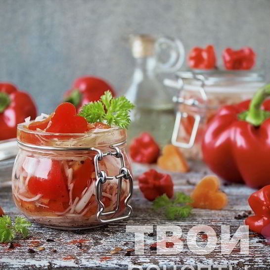 Рецепт маринованной капусты с перцем