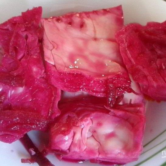 Рецепт маринованной капусты со свеклой за сутки
