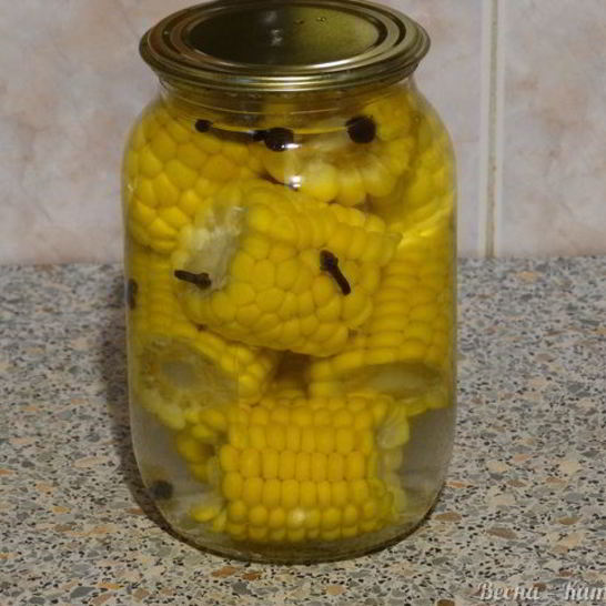 Рецепт маринованной кукурузы в початках