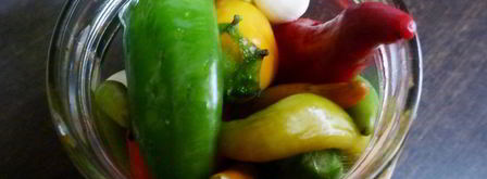 маринованный острый перец с чесноком. Шаг 2