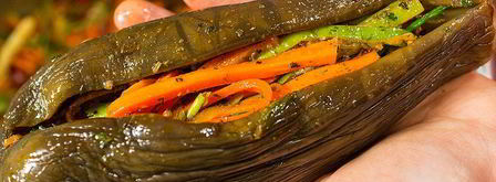 маринованные баклажаны с морковью. Шаг 7