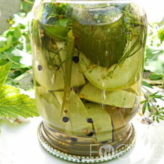 Рецепт маринованных кабачков для ленивых