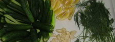 маринованные огурцы с укропом. Шаг 2