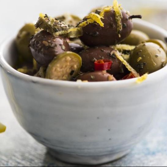 Рецепт маринованных оливок