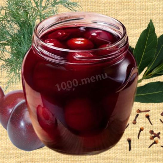 Рецепт маринованных слив на зиму