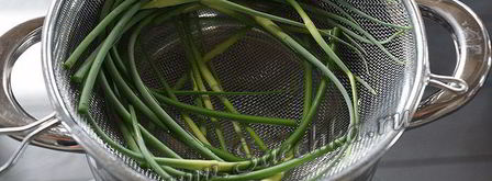 маринованные стрелки чеснока. Шаг 2