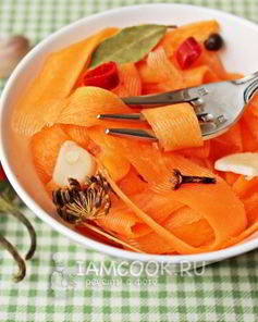 Морковь, маринованная на зиму без стерилизации