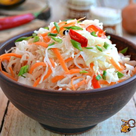 Рецепт острой маринованной капусты