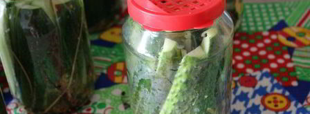 закусочные маринованные огурцы. Шаг 4