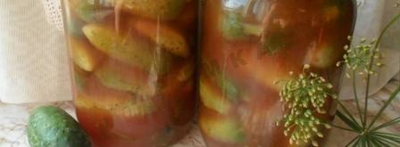 огурцы с кетчупом чили без стерилизации. Шаг 5