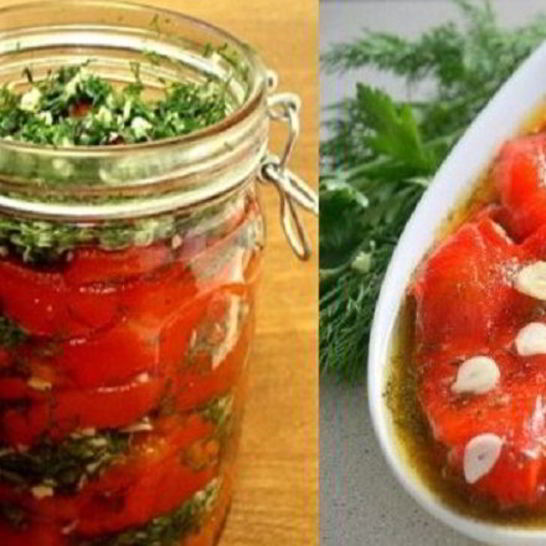 Рецепт перца с чесноком на зиму