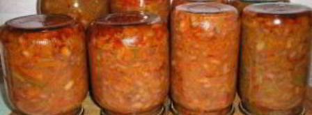 перец с фасолью на зиму. Шаг 4