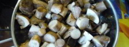 подберезовики, жареные на зиму. Шаг 2