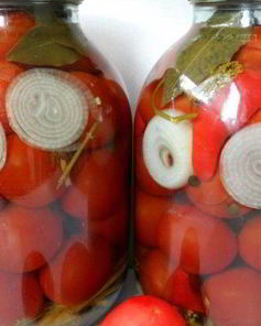 Помидоры на зиму с лимонной кислотой