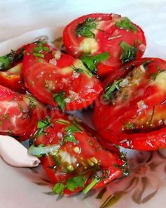 Помидоры по-корейски на зиму без стерилизации