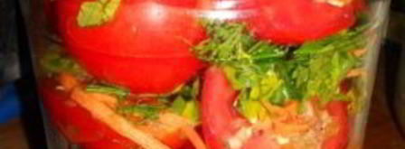 помидоры по-корейски на зиму. Шаг 5