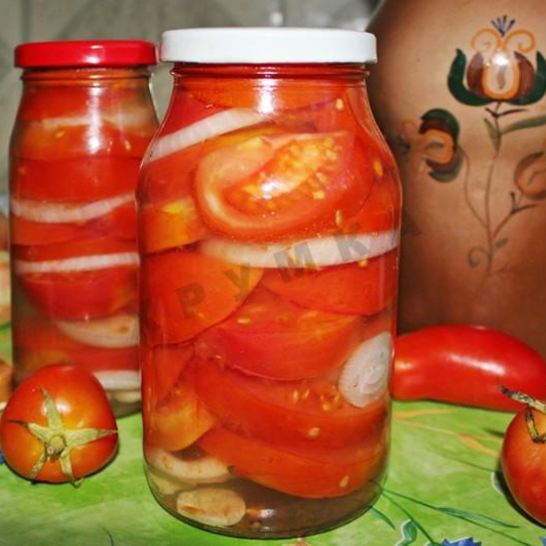 Рецепт помидоров в желе с желатином со стерилизацией
