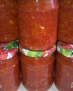 Приправа из томатов и моркови