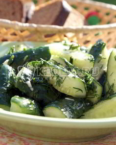 Быстрые малосольные огурцы в пакете