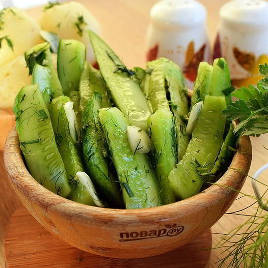 Рецепт быстрых огурцов малосольных в пакете