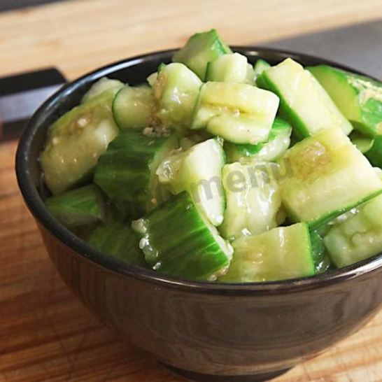 Рецепт малосольных огурцов за 5 минут