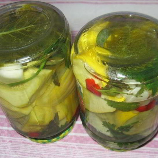 Рецепт малосольных патиссонов