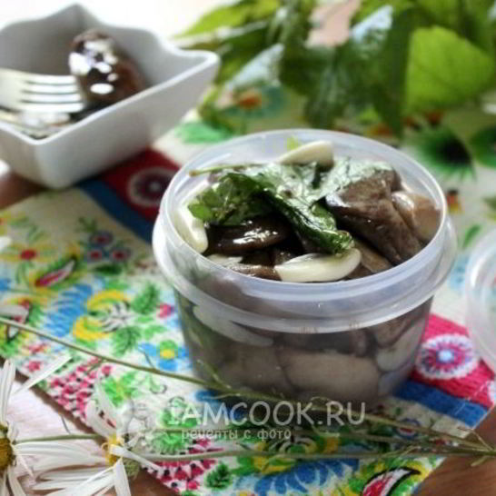 Рецепт малосольных подберезовиков
